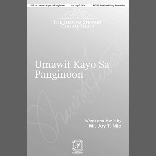 Easily Download Mr. Joy T. Nilo Printable PDF piano music notes, guitar tabs for SATB Choir. Transpose or transcribe this score in no time - Learn how to play song progression.