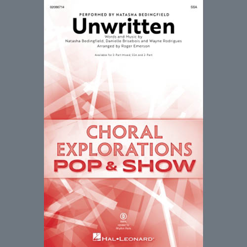 Easily Download Natasha Bedingfield Printable PDF piano music notes, guitar tabs for SSA Choir. Transpose or transcribe this score in no time - Learn how to play song progression.