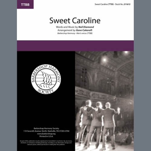 Sweet Caroline (arr. Gene Cokeroft) cover image