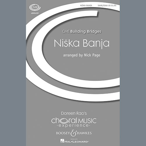 Easily Download Nick Page Printable PDF piano music notes, guitar tabs for SAB Choir. Transpose or transcribe this score in no time - Learn how to play song progression.
