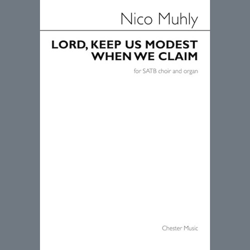 Nico Muhly Download Printable PDF Score Easily Download Nico Muhly Printable PDF piano music notes, guitar tabs for SATB Choir. Transpose or transcribe this score in no time - Learn how to play song progression.