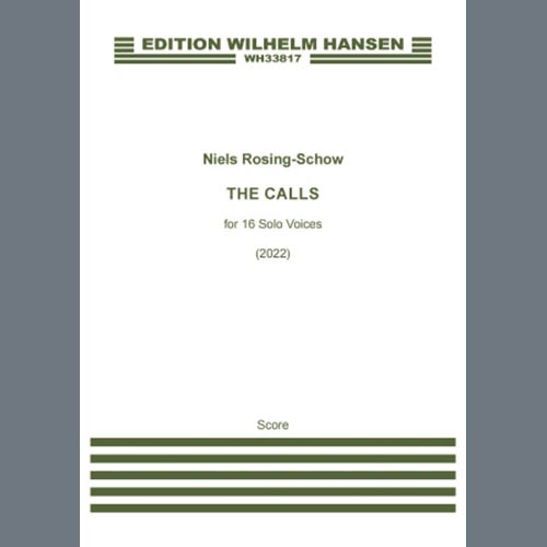 Easily Download Niels Rosing-Schow Printable PDF piano music notes, guitar tabs for SATB Choir. Transpose or transcribe this score in no time - Learn how to play song progression.