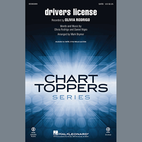 drivers license (arr. Mark Brymer) cover image