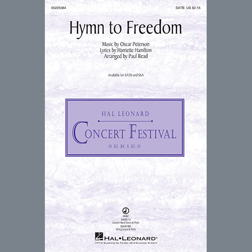 Hymn To Freedom (arr. Paul Read) cover image