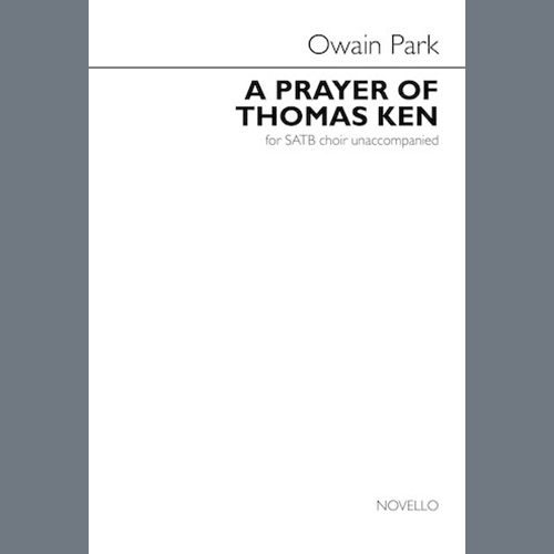 Easily Download Owain Park Printable PDF piano music notes, guitar tabs for SATB Choir. Transpose or transcribe this score in no time - Learn how to play song progression.