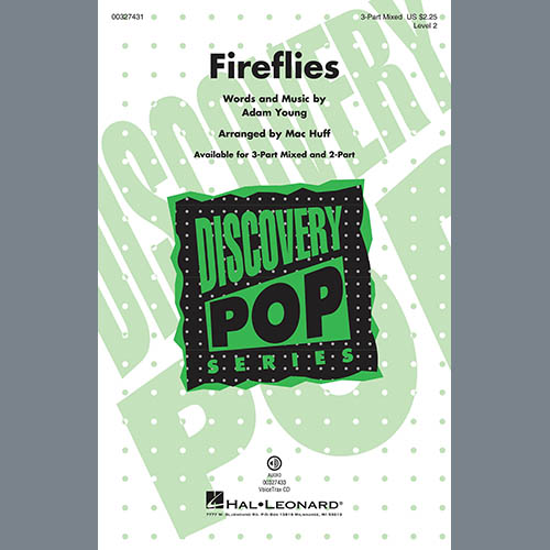 Easily Download Owl City Printable PDF piano music notes, guitar tabs for 3-Part Mixed Choir. Transpose or transcribe this score in no time - Learn how to play song progression.