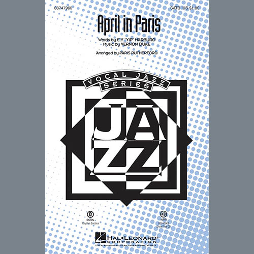 April In Paris (arr. Paris Rutherford) cover image