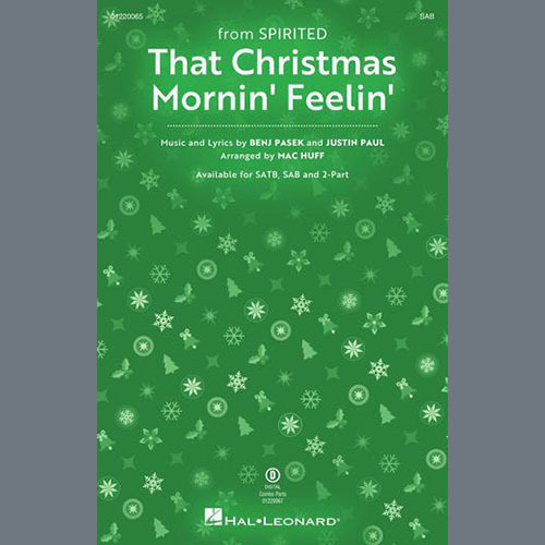 That Christmas Morning Feelin' (from Spirited) (arr. Mac Huff) cover image