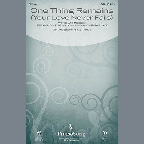 One Thing Remains (Your Love Never Fails) (arr. Mark Brymer) cover image