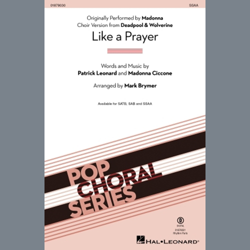 Easily Download Patrick Leonard and Madonna Ciccone Printable PDF piano music notes, guitar tabs for SSAA Choir. Transpose or transcribe this score in no time - Learn how to play song progression.