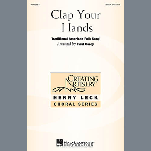 Easily Download Paul Carey Printable PDF piano music notes, guitar tabs for 2-Part Choir. Transpose or transcribe this score in no time - Learn how to play song progression.