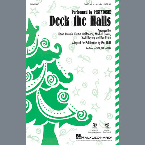 Easily Download Pentatonix Printable PDF piano music notes, guitar tabs for SSA Choir. Transpose or transcribe this score in no time - Learn how to play song progression.