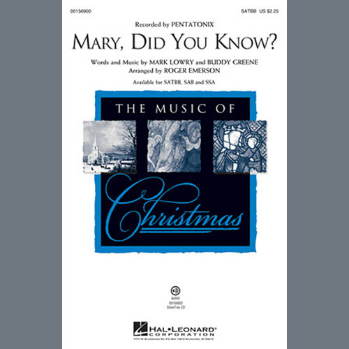 Mary, Did You Know? (arr. Roger Emerson) cover image