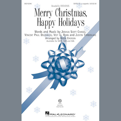 Merry Christmas, Happy Holidays (arr. Roger Emerson) cover image