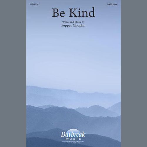 Easily Download Pepper Choplin Printable PDF piano music notes, guitar tabs for SATB Choir. Transpose or transcribe this score in no time - Learn how to play song progression.