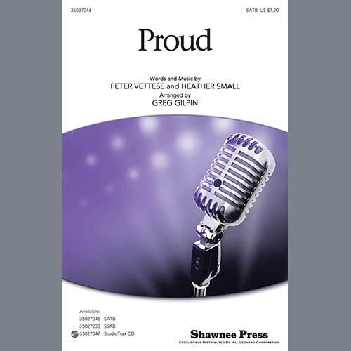 Proud (arr. Greg Gilpin) cover image