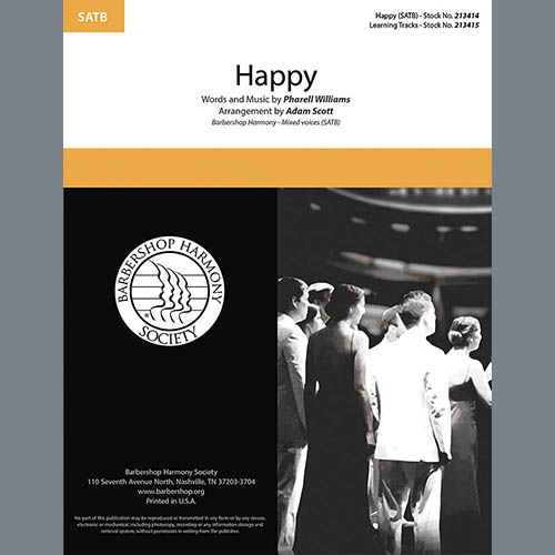 Pharrell Williams Download Printable PDF Score Easily Download Pharrell Williams Printable PDF piano music notes, guitar tabs for SATB Choir. Transpose or transcribe this score in no time - Learn how to play song progression.