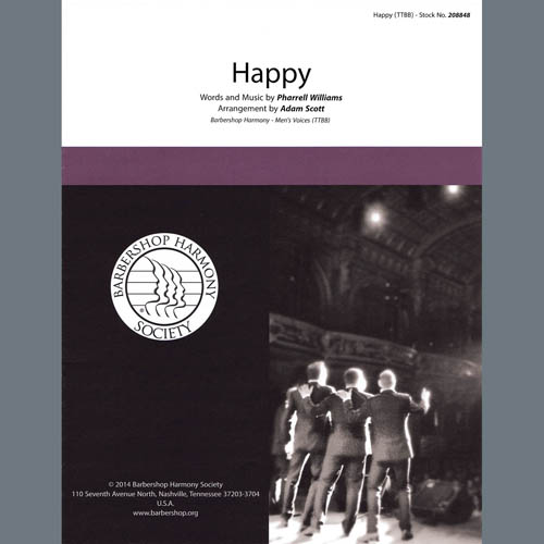 Pharrell Williams Download Printable PDF Score Easily Download Pharrell Williams Printable PDF piano music notes, guitar tabs for TTBB Choir. Transpose or transcribe this score in no time - Learn how to play song progression.