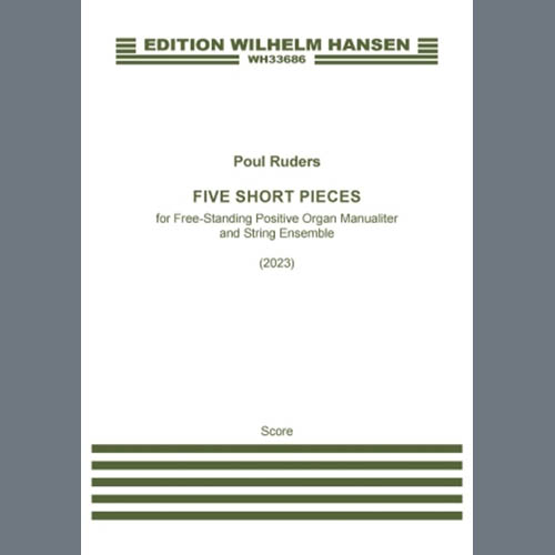 Easily Download Poul Ruders Printable PDF piano music notes, guitar tabs for String Ensemble. Transpose or transcribe this score in no time - Learn how to play song progression.