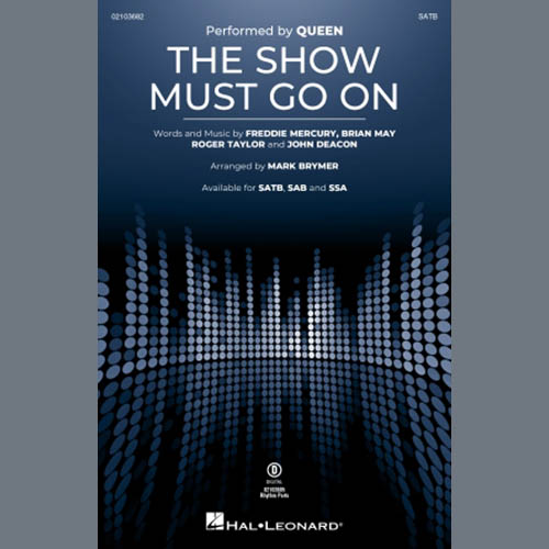 Easily Download Queen Printable PDF piano music notes, guitar tabs for SATB Choir. Transpose or transcribe this score in no time - Learn how to play song progression.