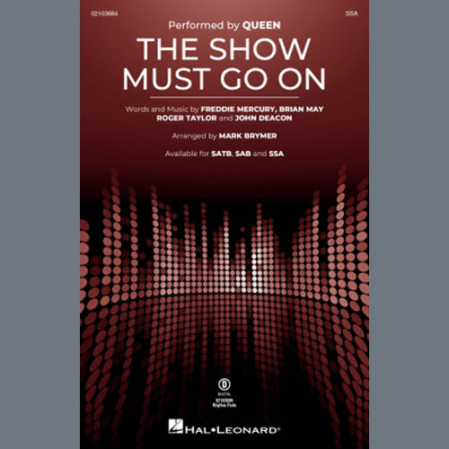 Easily Download Queen Printable PDF piano music notes, guitar tabs for SSA Choir. Transpose or transcribe this score in no time - Learn how to play song progression.
