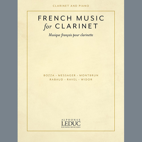 Easily Download Raymond Gallois-Montbrun Printable PDF piano music notes, guitar tabs for Clarinet and Piano. Transpose or transcribe this score in no time - Learn how to play song progression.