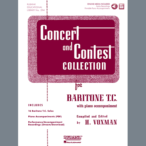 Easily Download René Maniet Printable PDF piano music notes, guitar tabs for Baritone T.C. and Piano. Transpose or transcribe this score in no time - Learn how to play song progression.