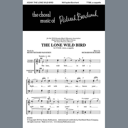 Easily Download Richard Burchard Printable PDF piano music notes, guitar tabs for TTBB Choir. Transpose or transcribe this score in no time - Learn how to play song progression.