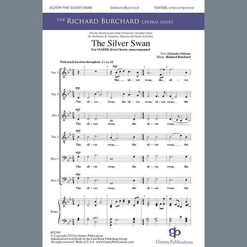 Easily Download Richard Burchard Printable PDF piano music notes, guitar tabs for Choir. Transpose or transcribe this score in no time - Learn how to play song progression.