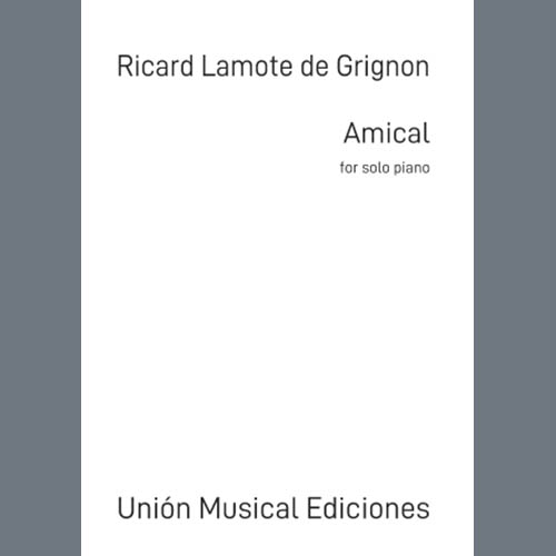 Easily Download Richard Lamote de Grignon Printable PDF piano music notes, guitar tabs for Piano Solo. Transpose or transcribe this score in no time - Learn how to play song progression.