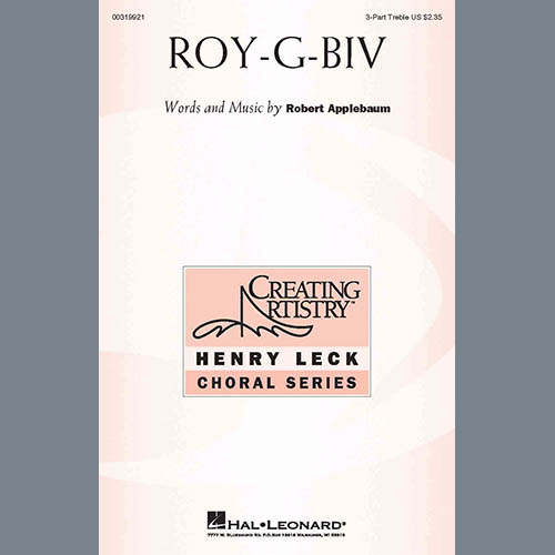Easily Download Robert Applebaum Printable PDF piano music notes, guitar tabs for 3-Part Treble Choir. Transpose or transcribe this score in no time - Learn how to play song progression.
