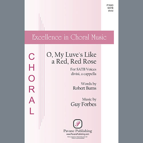 Easily Download Robert Burns and Guy Forbes Printable PDF piano music notes, guitar tabs for SATB Choir. Transpose or transcribe this score in no time - Learn how to play song progression.