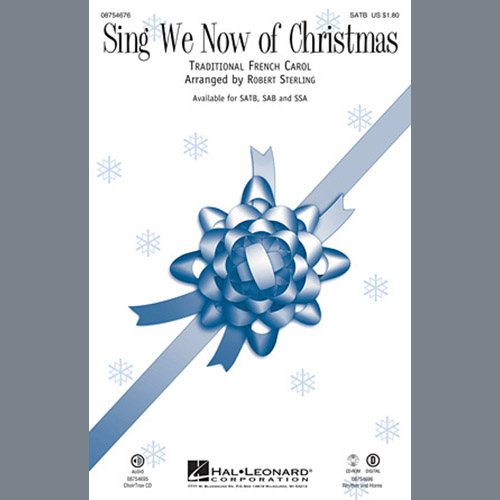 Sing We Now Of Christmas (arr. Robert Sterling) cover image