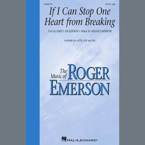 Easily Download Roger Emerson Printable PDF piano music notes, guitar tabs for SATB Choir. Transpose or transcribe this score in no time - Learn how to play song progression.
