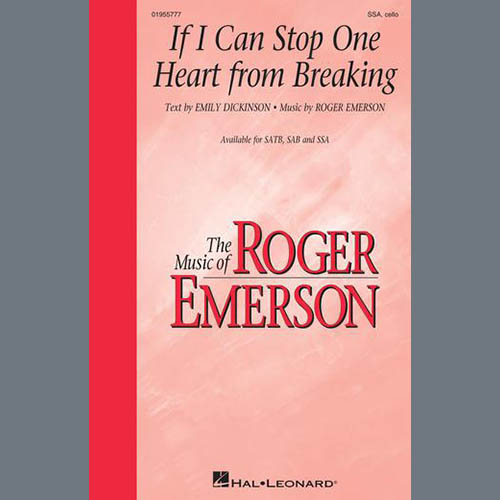 Easily Download Roger Emerson Printable PDF piano music notes, guitar tabs for SSA Choir. Transpose or transcribe this score in no time - Learn how to play song progression.
