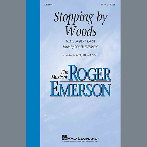 Easily Download Roger Emerson Printable PDF piano music notes, guitar tabs for SATB Choir. Transpose or transcribe this score in no time - Learn how to play song progression.