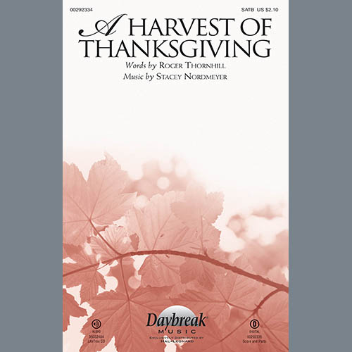 A Harvest Of Thanksgiving cover image