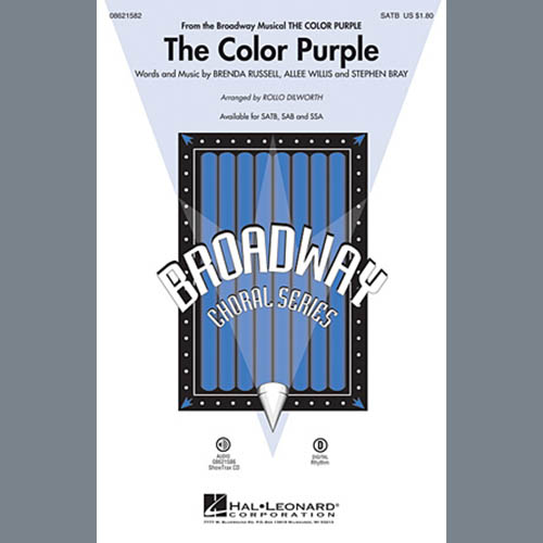 The Color Purple (Musical) Download Printable PDF Score Easily Download The Color Purple (Musical) Printable PDF piano music notes, guitar tabs for SAB Choir. Transpose or transcribe this score in no time - Learn how to play song progression.