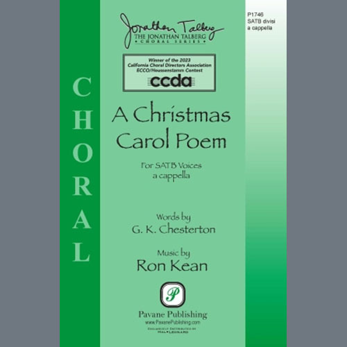 Easily Download Ron Kean Printable PDF piano music notes, guitar tabs for SATB Choir. Transpose or transcribe this score in no time - Learn how to play song progression.