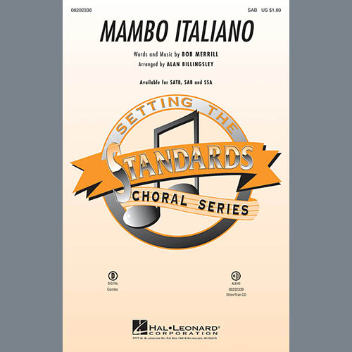 Easily Download Bob Merrill Printable PDF piano music notes, guitar tabs for SAB Choir. Transpose or transcribe this score in no time - Learn how to play song progression.