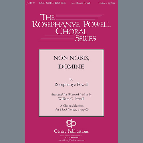 Easily Download Rosephanye Powell Printable PDF piano music notes, guitar tabs for SSAA Choir. Transpose or transcribe this score in no time - Learn how to play song progression.