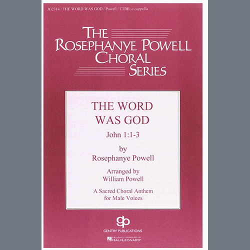 Easily Download Rosephanye Powell Printable PDF piano music notes, guitar tabs for TTBB Choir. Transpose or transcribe this score in no time - Learn how to play song progression.
