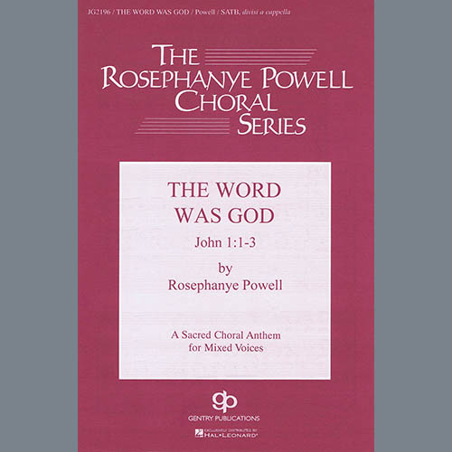 Rosephanye Powell The Word Was God Profile Image