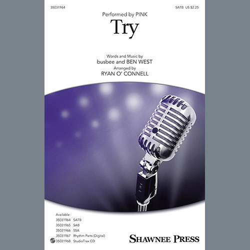 Easily Download Ryan O'Connell Printable PDF piano music notes, guitar tabs for SATB Choir. Transpose or transcribe this score in no time - Learn how to play song progression.