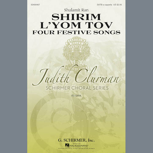 Shulamit Ran Download Printable PDF Score Easily Download Shulamit Ran Printable PDF piano music notes, guitar tabs for SATB Choir. Transpose or transcribe this score in no time - Learn how to play song progression.