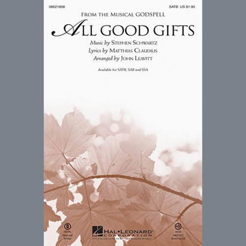 All Good Gifts (from Godspell) (arr. John Leavitt) cover image