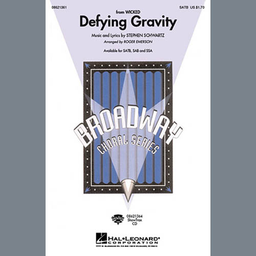 Defying Gravity (from Wicked) (arr. Roger Emerson) cover image