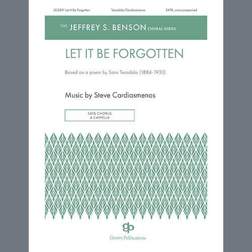 Easily Download Steve Cardiasmenos Printable PDF piano music notes, guitar tabs for SATB Choir. Transpose or transcribe this score in no time - Learn how to play song progression.