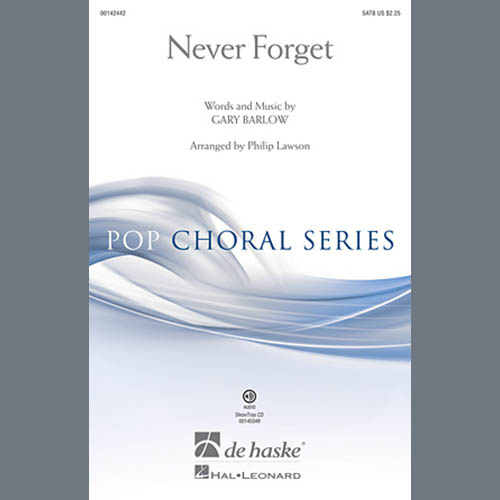 Never Forget (arr. Philip Lawson) cover image