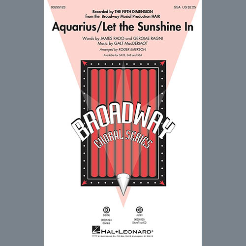 Aquarius / Let the Sunshine In (from the musical Hair) (arr. Roger Emerson) cover image